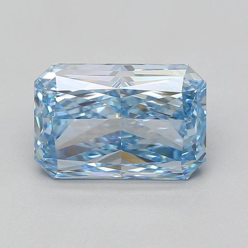 5.08 Ct. Fancy Vivid Blue Radiant Lab Grown Diamond
