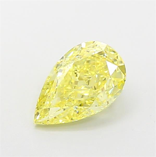 1.22 Ct. Fancy Intense Yellow Pear Lab Grown Diamond