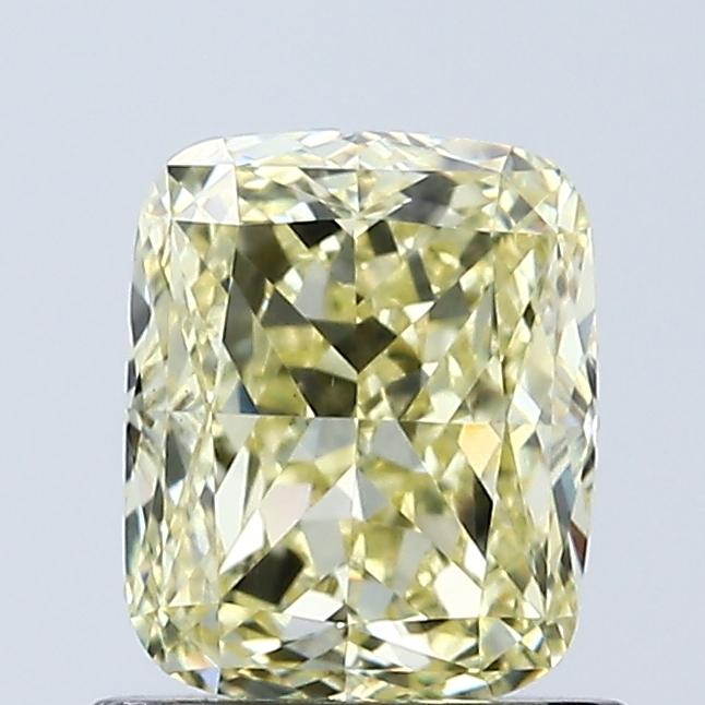 1.05 Ct. Fancy Intense Yellow Cushion Lab Grown Diamond