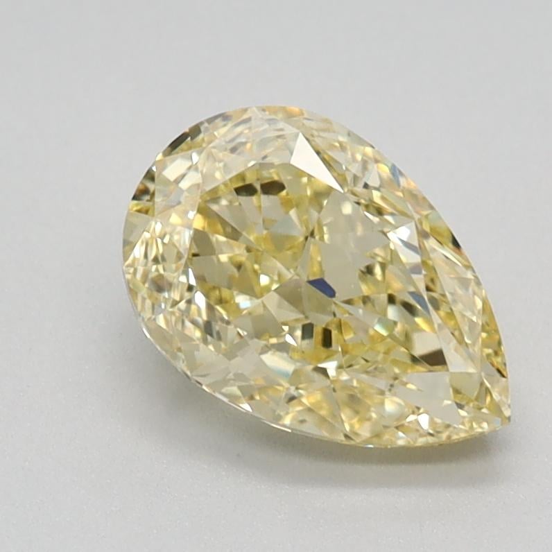 1.10 Ct. Fancy Intense Yellow Pear Lab Grown Diamond