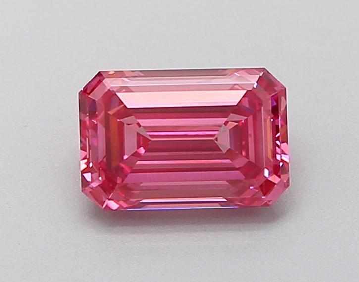 1.18 Ct. Fancy Vivid Pink Emerald Lab Grown Diamond