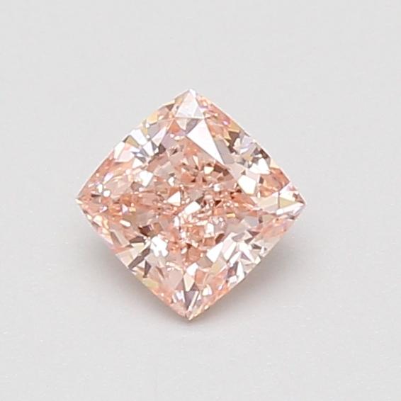 0.53 Ct. Fancy Intense Pink Cushion Lab Grown Diamond