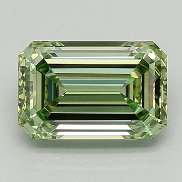 1.02 Ct. Fancy Vivid  Green Emerald Lab Grown Diamond