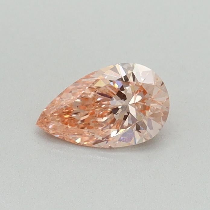0.31 Ct. Fancy Vivid Pink Pear Lab Grown Diamond