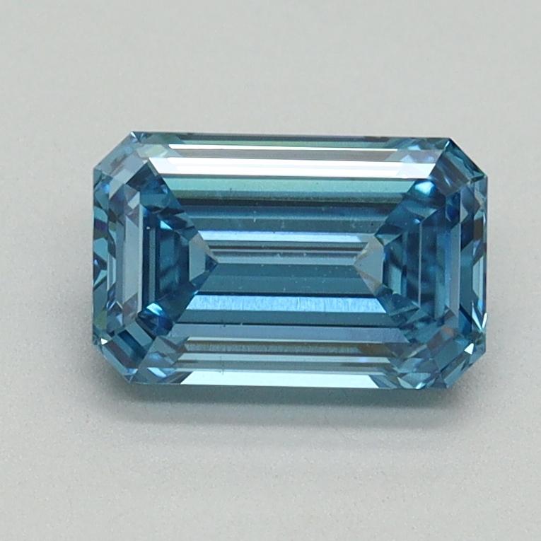 1.13 Ct. Fancy Vivid Blue Emerald Lab Grown Diamond