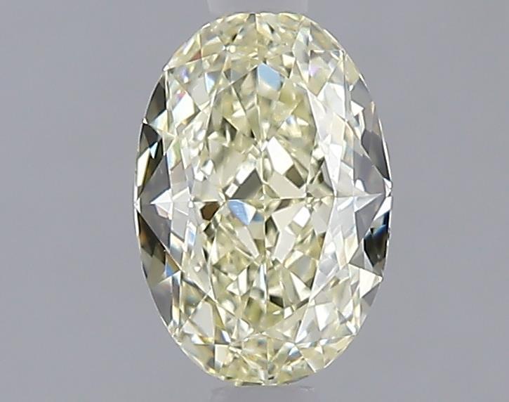 1.01 Ct. Fancy Light Yellow Oval Lab Grown Diamond