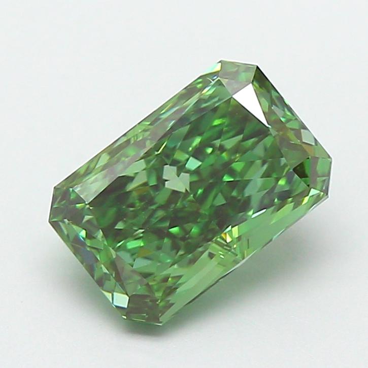 2.08 Ct. Fancy Green Radiant Lab Grown Diamond