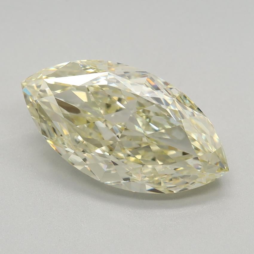 2.05 Ct. Fancy Light Yellow Marquise Lab Grown Diamond