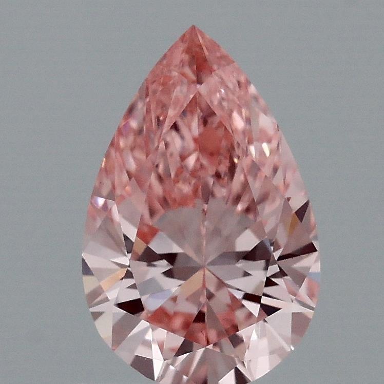 0.86 Ct. Fancy Intense Pink Pear Lab Grown Diamond