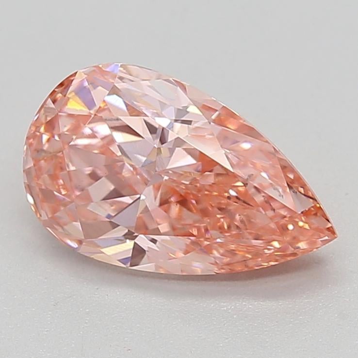 0.87 Ct. Fancy Vivid  Pink Pear Lab Grown Diamond