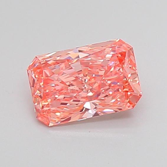 1.51 Ct. Fancy Vivid Pink Radiant Lab Grown Diamond