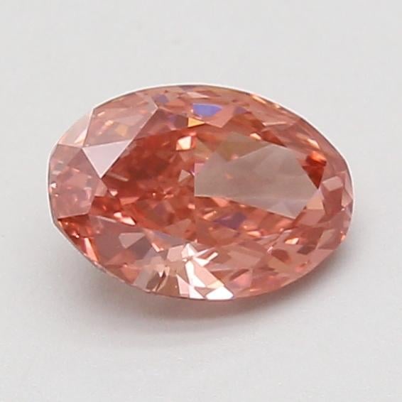 1.05 Ct. Fancy Vivid Pink Oval Lab Grown Diamond