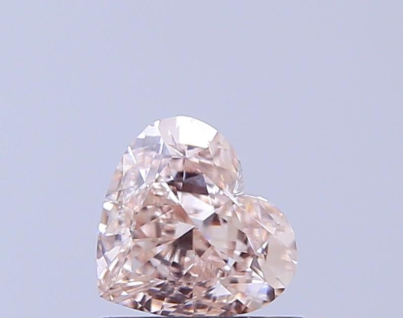1.03 Ct. Fancy Light Pinkish Brown Heart Lab Grown Diamond