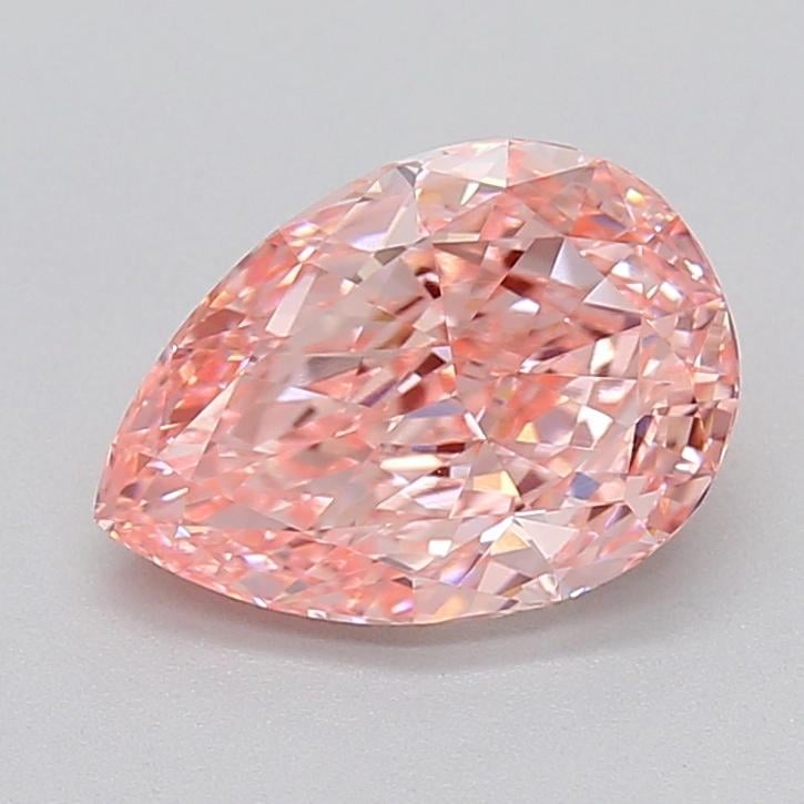 1.97 Ct. Fancy Vivid  Pink Pear Lab Grown Diamond