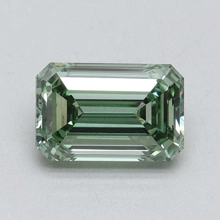 1.00 Ct. Fancy Vivid Green Emerald Lab Grown Diamond