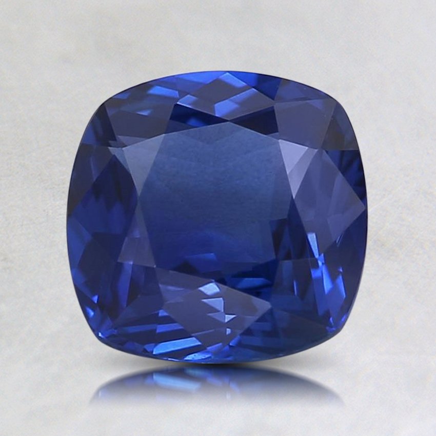 7mm Premium Blue Cushion Sapphire