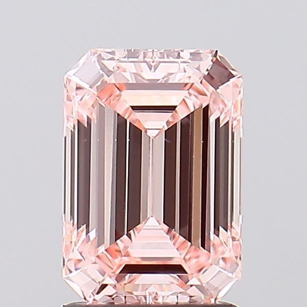 1.55 Ct. Fancy Intense Pink Emerald Lab Grown Diamond