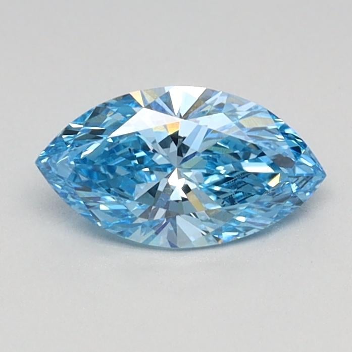 0.43 Ct. Fancy Vivid Blue Marquise Lab Grown Diamond