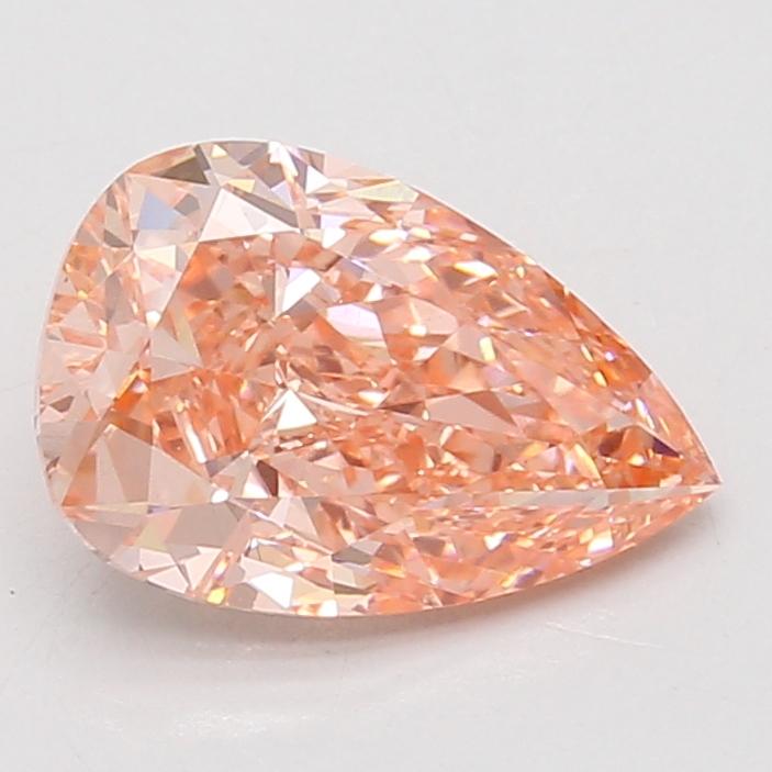 2.60 Ct. Fancy Vivid Pink Pear Lab Grown Diamond