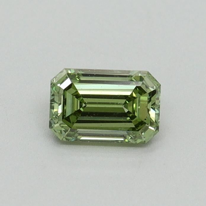 0.37 Ct. Fancy Vivid Green Emerald Lab Grown Diamond