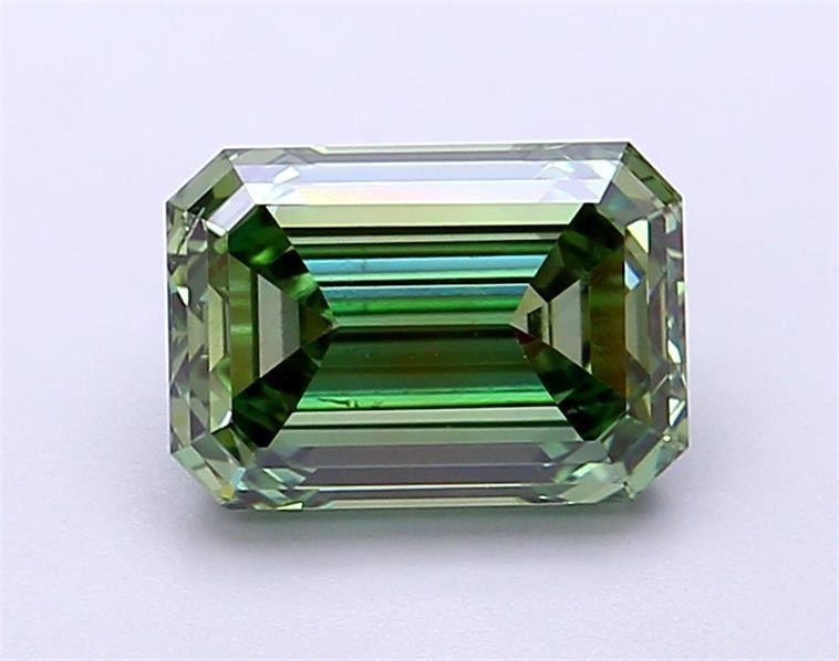2.02 Ct. Fancy Vivid Green Emerald Lab Grown Diamond