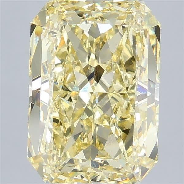 5.09 Ct. Fancy Yellow Radiant Lab Grown Diamond