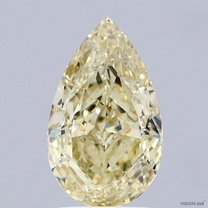 1.75 Ct. Fancy Yellow Pear Lab Grown Diamond