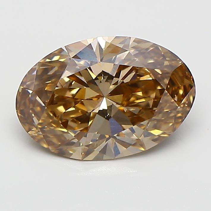 1.30 Ct. Fancy  Brown Oval Lab Grown Diamond