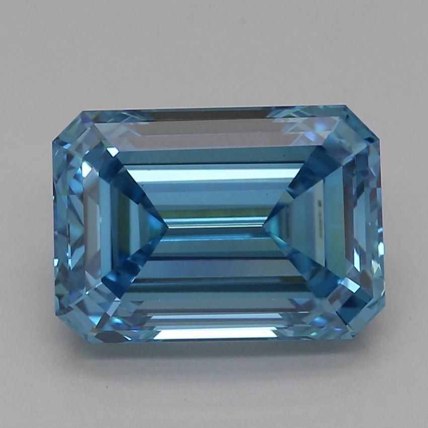 2.03 Ct. Fancy Vivid Blue Emerald Lab Grown Diamond