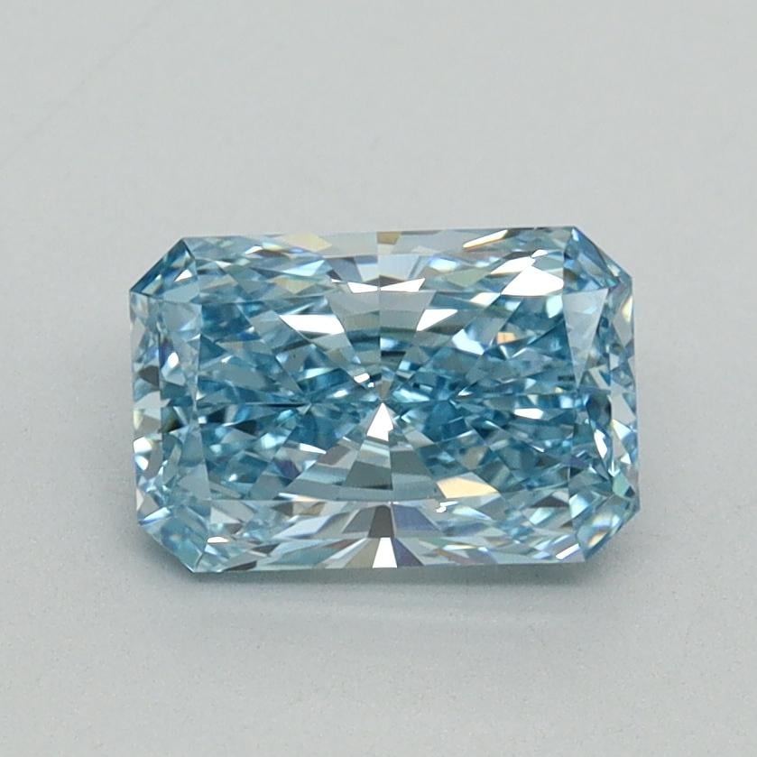 1.09 Ct. Fancy Vivid Blue Radiant Lab Grown Diamond