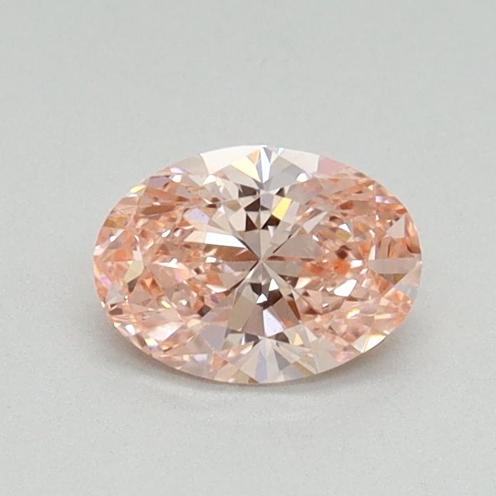 0.5 Ct. Fancy Vivid Pink Oval Lab Grown Diamond