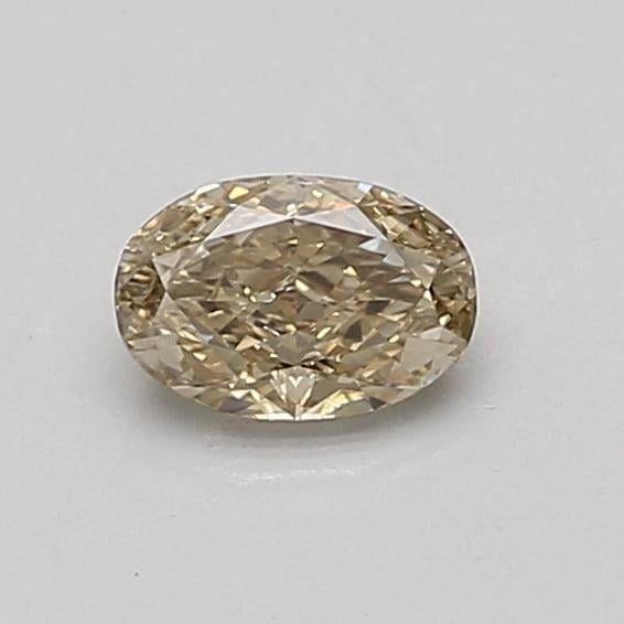 0.50 Ct. Fancy Grayish Yellow Oval Lab Grown Diamond