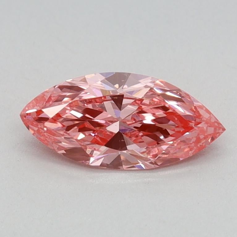 0.40 Ct. Fancy Vivid Pink Marquise Lab Grown Diamond