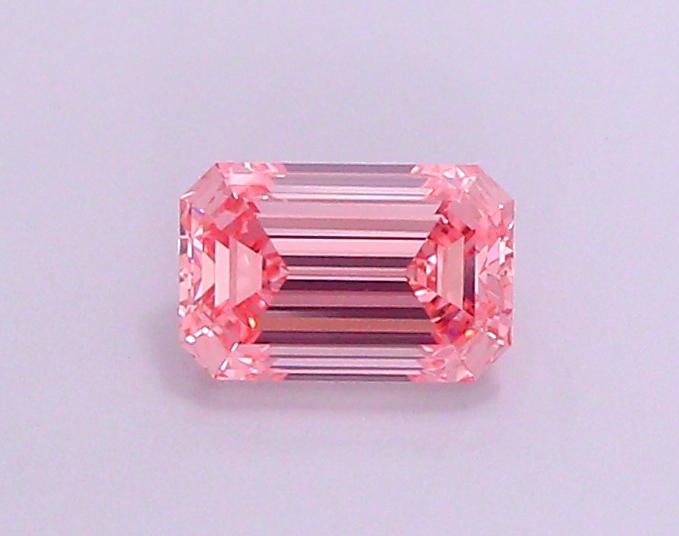 1.01 Ct. Fancy Vivid Pink Emerald Lab Grown Diamond
