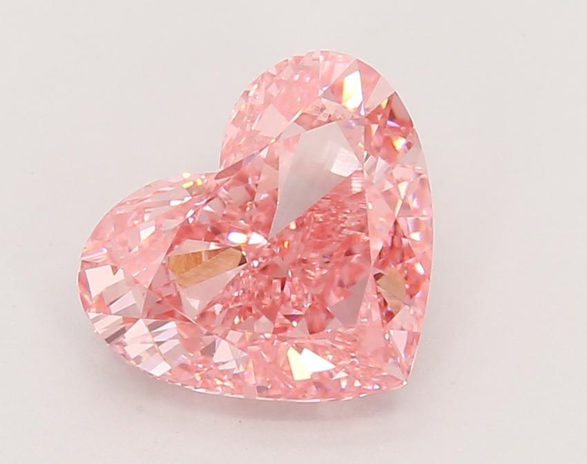 3.0 Ct. Fancy Vivid Yellow Heart Lab Grown Diamond