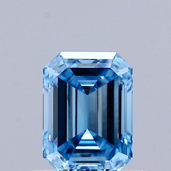 0.47 Ct. Fancy Vivid Blue Emerald Lab Grown Diamond