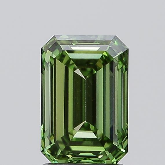 2.01 Ct. Fancy Vivid Green Emerald Lab Grown Diamond