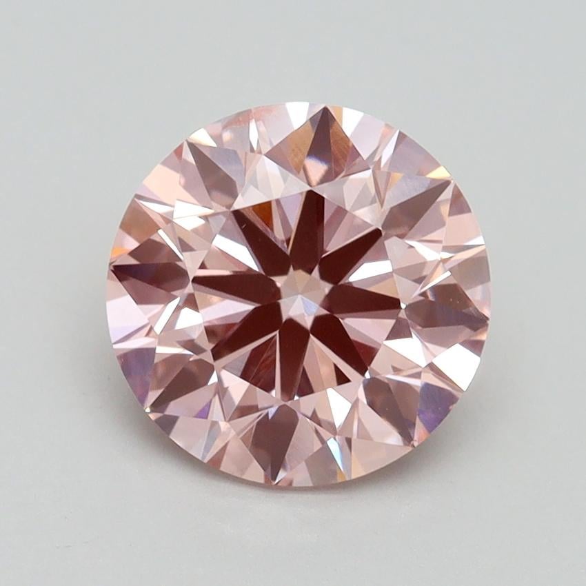 2.71 Ct. Fancy Intense Pink Round Lab Grown Diamond