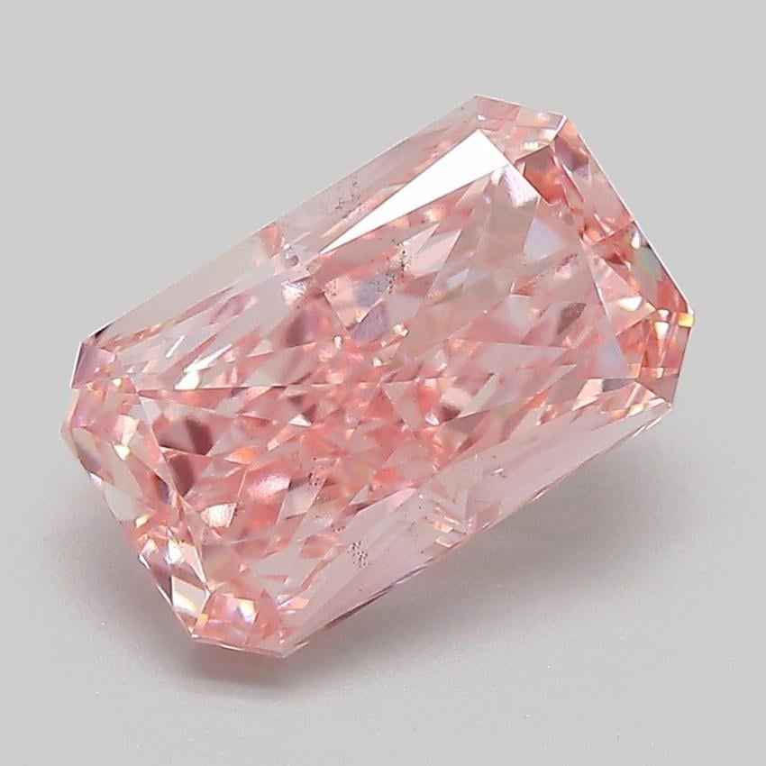 2.75 Ct. Fancy Vivid  Pink Radiant Lab Grown Diamond