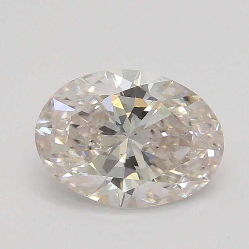 0.59 Ct. Light Pink-Brown Oval Diamond