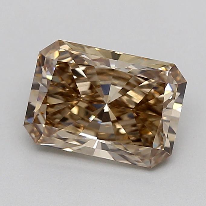1.29 Ct. Fancy Light  Brown Radiant Lab Grown Diamond