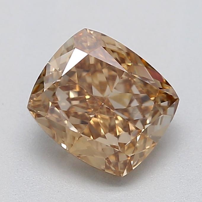 0.74 Ct. Fancy  Brown Cushion Lab Grown Diamond