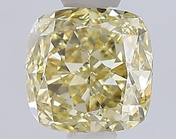 1.05 Ct. Fancy Yellow Cushion Lab Grown Diamond