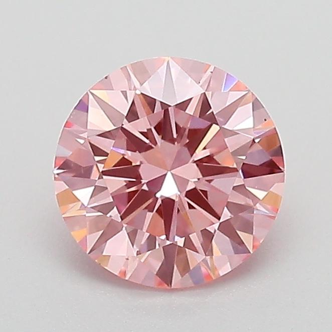 1.02 Ct. Fancy Vivid Pink Round Lab Grown Diamond
