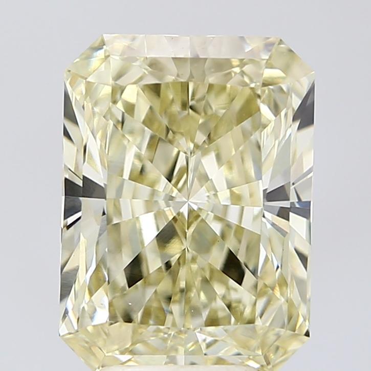 5.02 Ct. Fancy Light Yellow Radiant Lab Grown Diamond