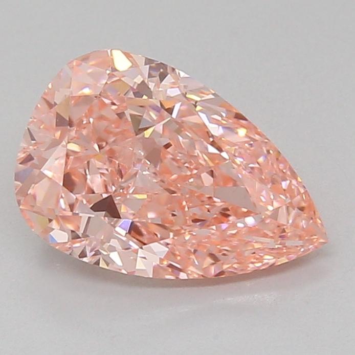 2.51 Ct. Fancy Vivid Pink Pear Lab Grown Diamond