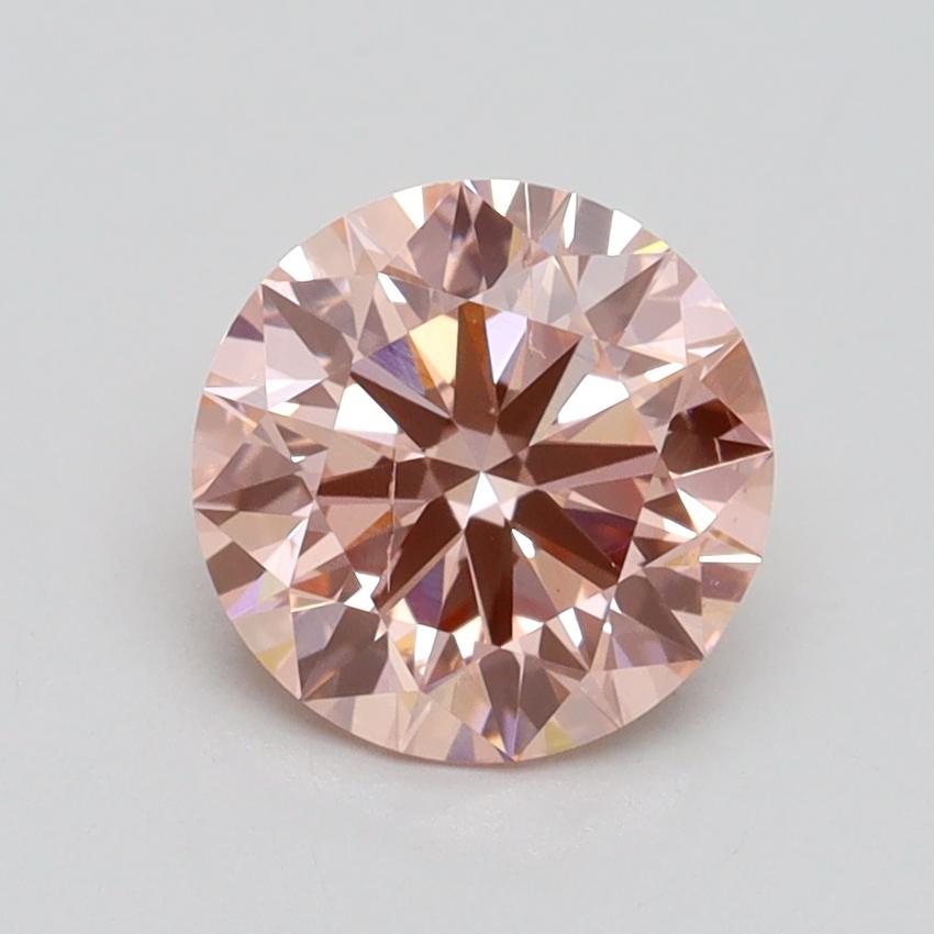 1.52 Ct. Fancy Intense Pink Round Lab Grown Diamond
