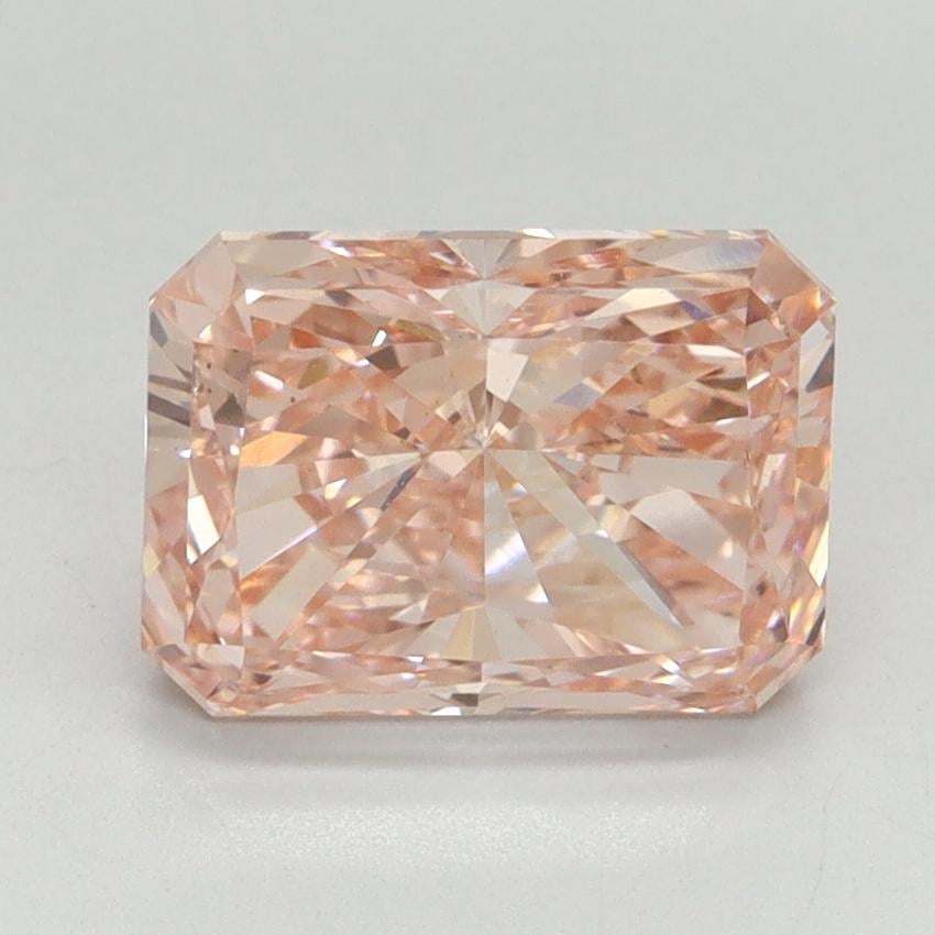 2.51 Ct. Fancy Vivid Pink Radiant Lab Grown Diamond