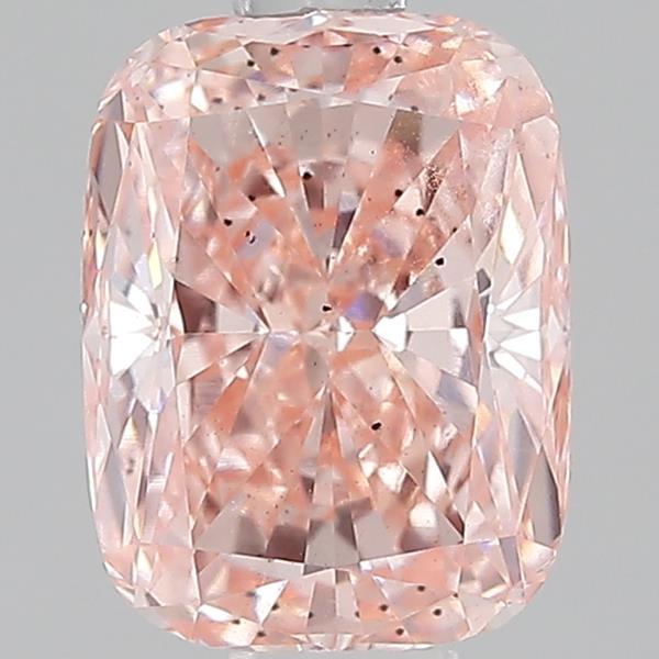 2.01 Ct. Fancy Vivid Pink Cushion Lab Grown Diamond