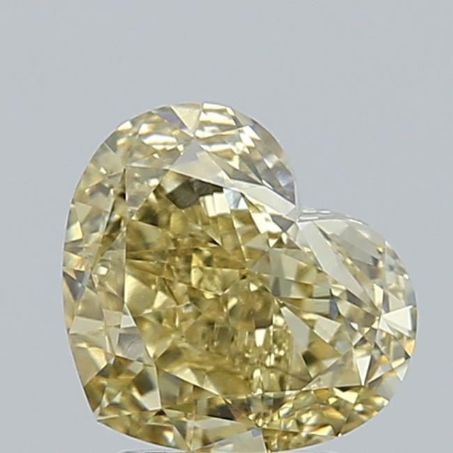 3.08 Ct. Fancy Intense Yellow Heart Lab Grown Diamond